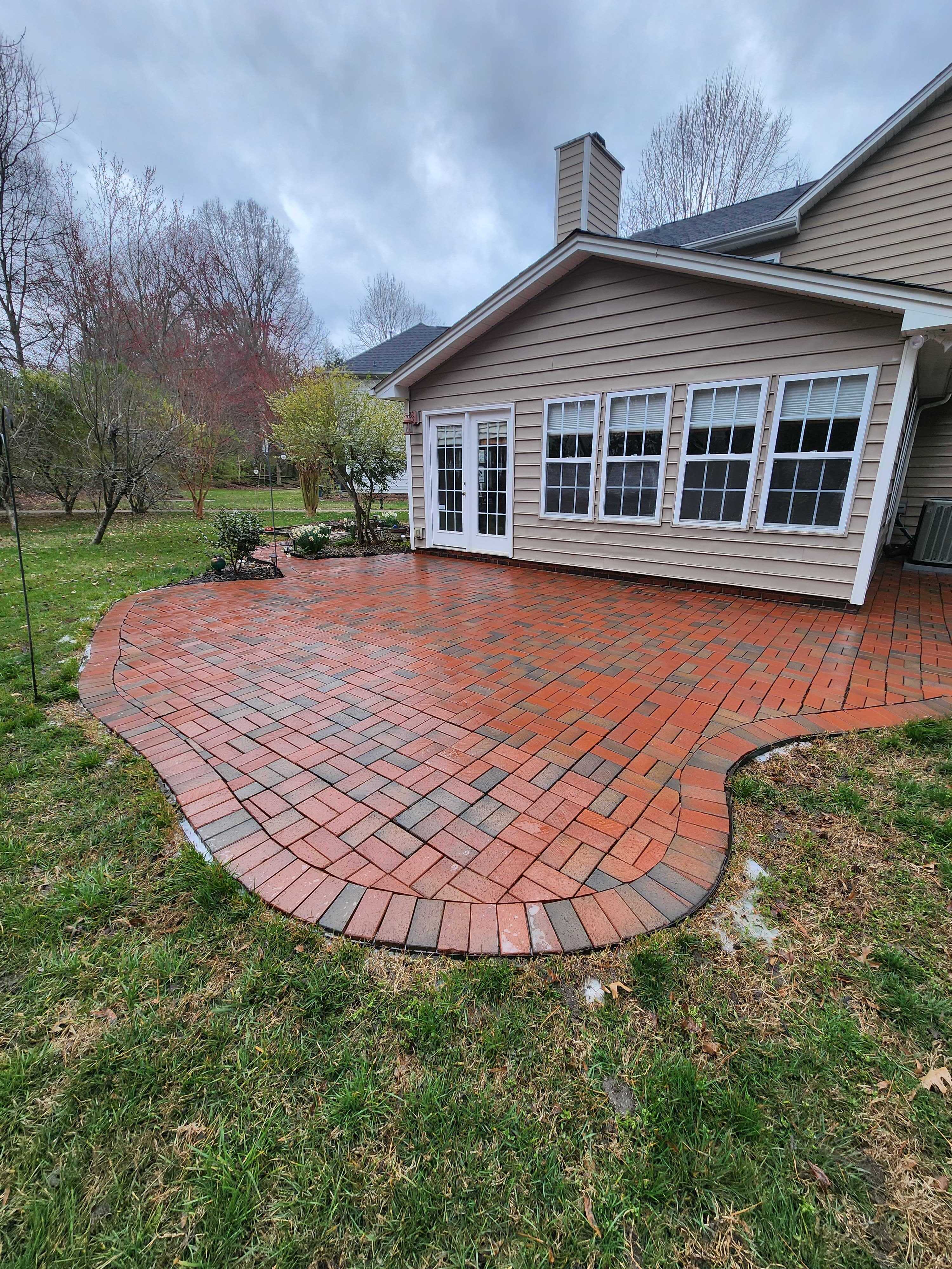 Paver Cleaning, Sanding, and Sealing, in Davidson for Beth